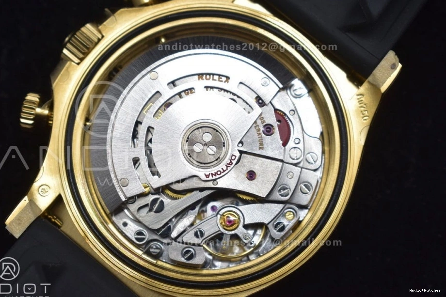 Edition Oysterflex Clean 1:1 Diamonds SA4130 116518 Strap 416 Timeless Black on Best Rubber Daytona Dial V 1231